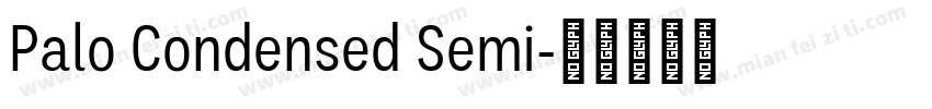 Palo Condensed Semi字体转换